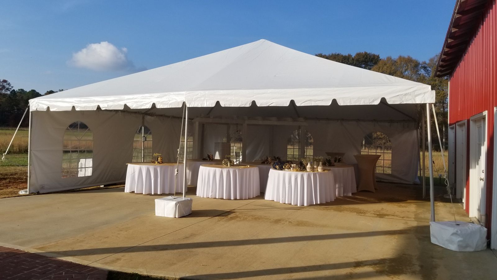 30x30 Wedding Tent Newnan Georgia